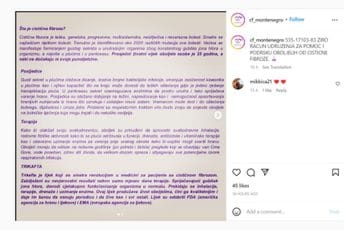 Trikafta za našu djecu: Crnoj Gori potreban "magični" lijek za liječenje cistične fibroze Trikafta za našu djecu: Crnoj Gori potreban "magični" lijek za liječenje cistične fibroze