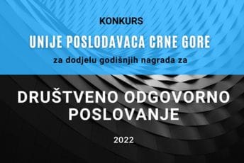 UPCG: Raspisan konkurs za dodjelu nagrada za društveno odgovorno poslovanje UPCG: Raspisan konkurs za dodjelu nagrada za društveno odgovorno poslovanje