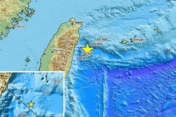 Snažan zemljotres na Tajvanu Snažan zemljotres na Tajvanu