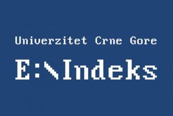 Elektronski indeks za studente Univerziteta Crne Gore Elektronski indeks za studente Univerziteta Crne Gore