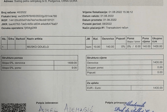 Uprava dala 1.400 eura za odijela; Krcić: Službenici se moraju razlikovati od prolaznika Uprava dala 1.400 eura za odijela; Krcić: Službenici se moraju razlikovati od prolaznika