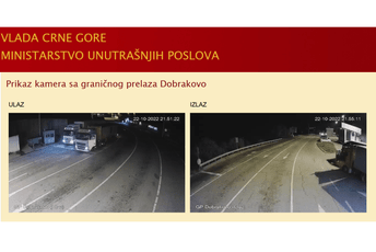UP: Postoje dva video nadzora graničnih prelaza, onaj dostupan građanima ponovo aktivan UP: Postoje dva video nadzora graničnih prelaza, onaj dostupan građanima ponovo aktivan