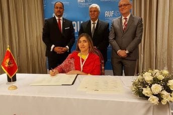 Crnogorska delegacija na Svjetskoj sedmici naučne frankofonije u Kairu Crnogorska delegacija na Svjetskoj sedmici naučne frankofonije u Kairu