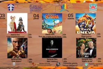 Pljevlja: Bogat filmski program Novembarskih svečanosti Pljevlja: Bogat filmski program Novembarskih svečanosti