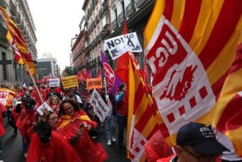 Masovni protest u Madridu zbog inflacije, demonstranti tražili veće plate Masovni protest u Madridu zbog inflacije, demonstranti tražili veće plate