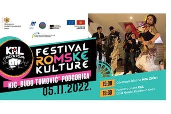Festival romske kulture i aktivizma u subotu u Podgorici Festival romske kulture i aktivizma u subotu u Podgorici