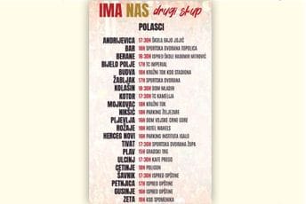 "Ima nas": Dolaze građani iz svih krajeva države, objavljena i satnica polazaka po opštinama "Ima nas": Dolaze građani iz svih krajeva države, objavljena i satnica polazaka po opštinama