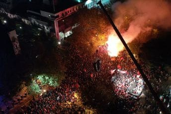 Ovako je protest "Ima nas" izgledao iz vazduha (FOTO / VIDEO)