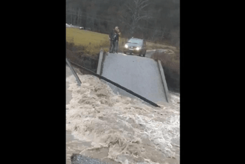 Vodostaj sve veći, kod Kolašina srušen most Vodostaj sve veći, kod Kolašina srušen most
