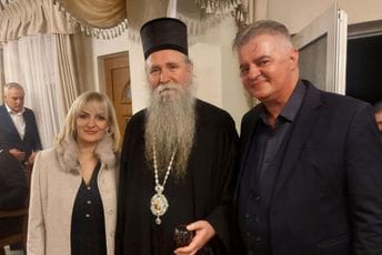 Borovinić-Bojović: Na slavi kod našeg voljenog mitropolita Borovinić-Bojović: Na slavi kod našeg voljenog mitropolita