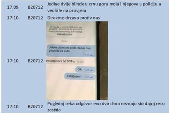 Đuričković: „Jelena oli mi reć što ti rekoše ova gospoda za auto?“ Đuričković: „Jelena oli mi reć što ti rekoše ova gospoda za auto?“
