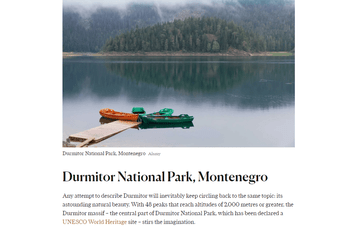 Durmitor među sedam najljepših mjesta za hajking u Evropi Durmitor među sedam najljepših mjesta za hajking u Evropi