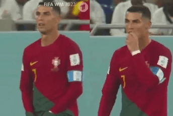 Navijači u čudu: Ronaldo stavio ruku u šorc, izvadio nešto i pojeo