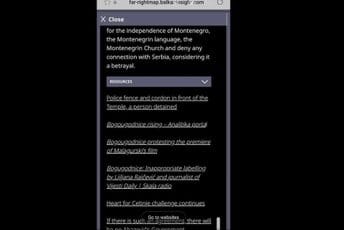 Pisale BIRN-u: Oštro osuđujemo sramno izvrtanje činjenica i targetiranje nevinih crnogorskih građana Pisale BIRN-u: Oštro osuđujemo sramno izvrtanje činjenica i targetiranje nevinih crnogorskih građana