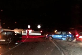 Udes na Brajićima, saobraća se otežano Udes na Brajićima, saobraća se otežano