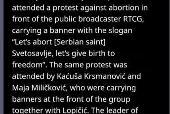 U BIRN-u neobaviješteni: Bogougodnice predstavili kao grupu koja podržava - zabranu abortusa U BIRN-u neobaviješteni: Bogougodnice predstavili kao grupu koja podržava - zabranu abortusa
