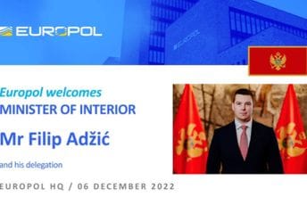 Adžić u zvaničnoj posjeti EUROPOL-u
