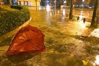 MUP izdao upozorenje: U Crnoj Gori danas kiša, grad i jaki udari vjetra