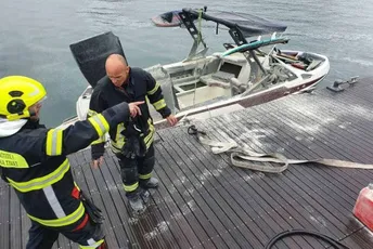 Požar na plovilu u Porto Montenegru Požar na plovilu u Porto Montenegru