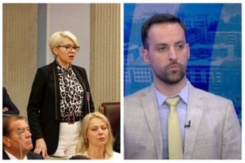 Zirojević: Imate li problem s venama ili u glavi; Božović: To nije bila himna nego ulična svirka, tužno je što vi branite Zirojević: Imate li problem s venama ili u glavi; Božović: To nije bila himna nego ulična svirka, tužno je što vi branite