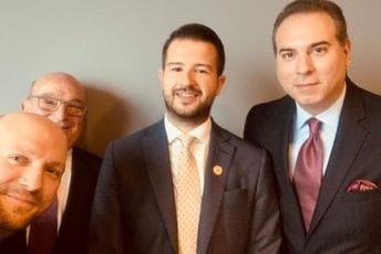 Izaslanici Pič i Sarazin sa rukovodstvom Pokreta Evropa sad Izaslanici Pič i Sarazin sa rukovodstvom Pokreta Evropa sad