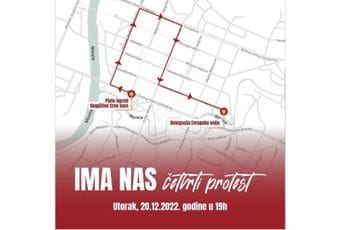 IMA NAS: Sjutrašnji protest završavamo ispred zgrade delegacije EU, mirno i dostojanstveno branićemo evropsku budućnost CG IMA NAS: Sjutrašnji protest završavamo ispred zgrade delegacije EU, mirno i dostojanstveno branićemo evropsku budućnost CG