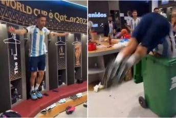Najluđa proslava titule: Argentinac skočio u kantu za smeće na glavu Najluđa proslava titule: Argentinac skočio u kantu za smeće na glavu