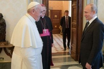 Izvori: Papa "nezvaničnim kanalima" poslao Putinu prijedlog za okončanje rata Izvori: Papa "nezvaničnim kanalima" poslao Putinu prijedlog za okončanje rata