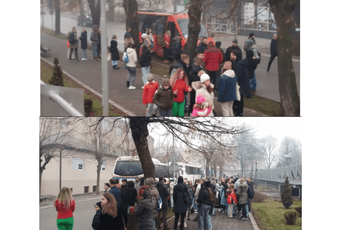 Bijeg iz crne ekološke rupe: Oko 150 građana Pljevalja krenulo na Žabljak Bijeg iz crne ekološke rupe: Oko 150 građana Pljevalja krenulo na Žabljak