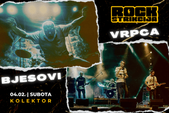 Uskoro drugo izdanje Rockstrikcije: Bjesovi i Vrpca 4. februara u Podgorici Uskoro drugo izdanje Rockstrikcije: Bjesovi i Vrpca 4. februara u Podgorici