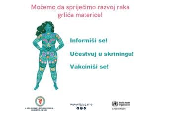 IJZ: Crna Gora prva u Evropi po stopi obolijevanja i umiranja od raka grlića materice IJZ: Crna Gora prva u Evropi po stopi obolijevanja i umiranja od raka grlića materice