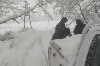 Selo Vočje u Manastiru Morača već četiri dana odsječeno od civilizacije Ilustracija