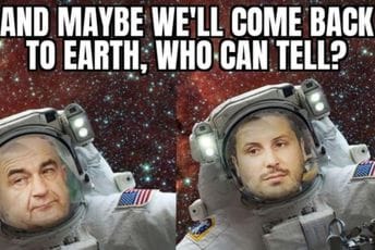 Abazović objavio mimove, ljudi bi voljeli da vide i Jokovića u svemiru Abazović objavio mimove, ljudi bi voljeli da vide i Jokovića u svemiru