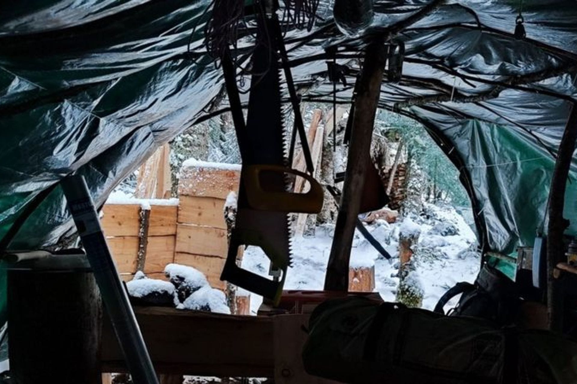 Fotografija 1: Skrivanje od Putinove mobilizacije u ledenoj šumi odsječenoj od svijeta