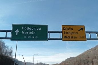 Podgoričanin na autoputu vozio 214 na sat Podgoričanin na autoputu vozio 214 na sat
