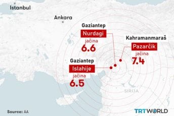 Najjači zemljotres pratilo je 78 'slabijih', ali su još dva bila izuzetno razorna Najjači zemljotres pratilo je 78 'slabijih', ali su još dva bila izuzetno razorna