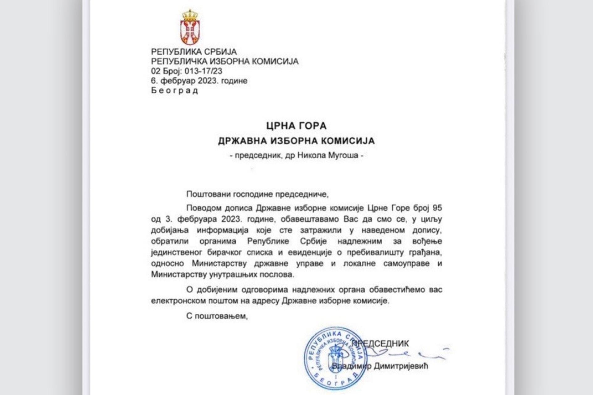 Fotografija 1: Srpska ministarstva bave se provjerom Spajićevog i Mandićevog prebivališta i biračkog prava