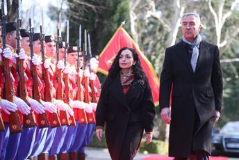 Đukanović dočekao Osmani u Podgorici Đukanović dočekao Osmani u Podgorici