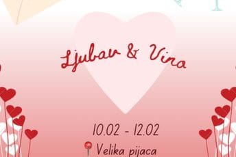 Ljubav i vino: Na Velikoj pijaci u Podgorici sajam u susret Danu zaljubljenih Ljubav i vino: Na Velikoj pijaci u Podgorici sajam u susret Danu zaljubljenih