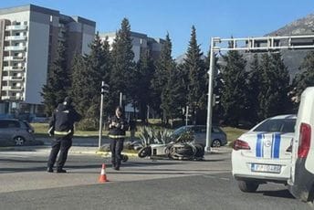 Udes u Baru, povrijeđen motociklista Udes u Baru, povrijeđen motociklista