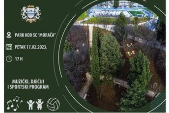 Glavni grad: Zabavnim programom otvara se park kod SC “Morača” Glavni grad: Zabavnim programom otvara se park kod SC “Morača”