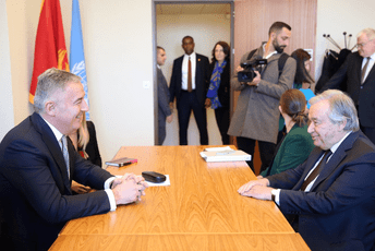 Gutereš: Bilo previše pokušaja da se utiče na Crnu Goru, računajte na svaki oblik podrške Gutereš: Bilo previše pokušaja da se utiče na Crnu Goru, računajte na svaki oblik podrške