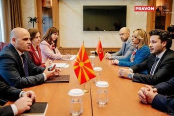 Abazović sa Kovačevskim: Odnosi Crne Gore i Sjeverne Makedonije za primjer, dodatno afirmisati veću mobilnost građana Abazović sa Kovačevskim: Odnosi Crne Gore i Sjeverne Makedonije za primjer, dodatno afirmisati veću mobilnost građana