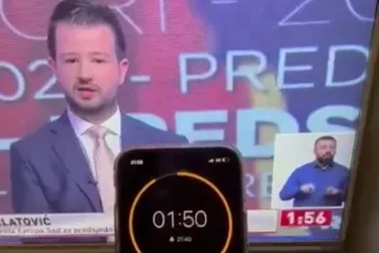 Minut više nije minut: Milatovićeva dva minuta trajala dva minuta i 44 sekunde Minut više nije minut: Milatovićeva dva minuta trajala dva minuta i 44 sekunde