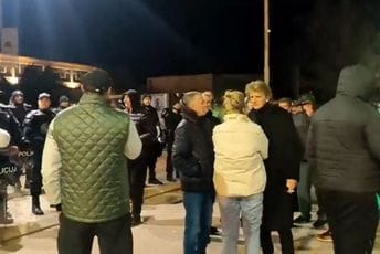 Protest i uoči Milatovićevog skupa u Nikšiću Protest i uoči Milatovićevog skupa u Nikšiću