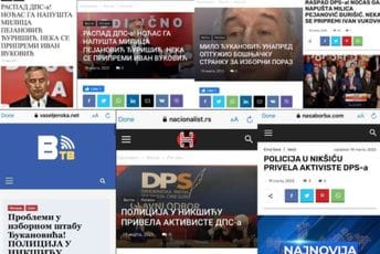 DFC: Lažne vijesti na portalima iz Srbije, aktivisti nisu privođeni, tabloidno prebijanje Vukovića DFC: Lažne vijesti na portalima iz Srbije, aktivisti nisu privođeni, tabloidno prebijanje Vukovića