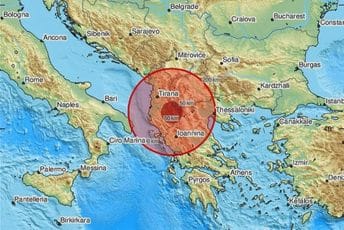 Rano jutros Albaniju je pogodio zemljotres, jačina gotovo pet stepeni po Rihteru Rano jutros Albaniju je pogodio zemljotres, jačina gotovo pet stepeni po Rihteru