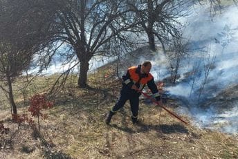 Požar kod Mojkovca: Bilo ugroženo više objekata Požar kod Mojkovca: Bilo ugroženo više objekata
