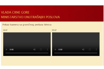 MUP: Kamere nijesu radile zbog opterećenja koje je bilo identifikovano na infrastrukturi MUP: Kamere nijesu radile zbog opterećenja koje je bilo identifikovano na infrastrukturi