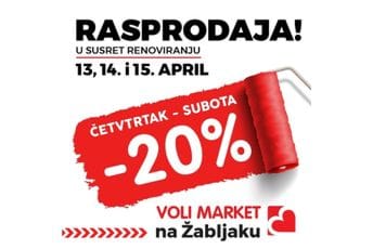 Voli Žabljak: Tri dana popust od 20 odsto Voli Žabljak: Tri dana popust od 20 odsto